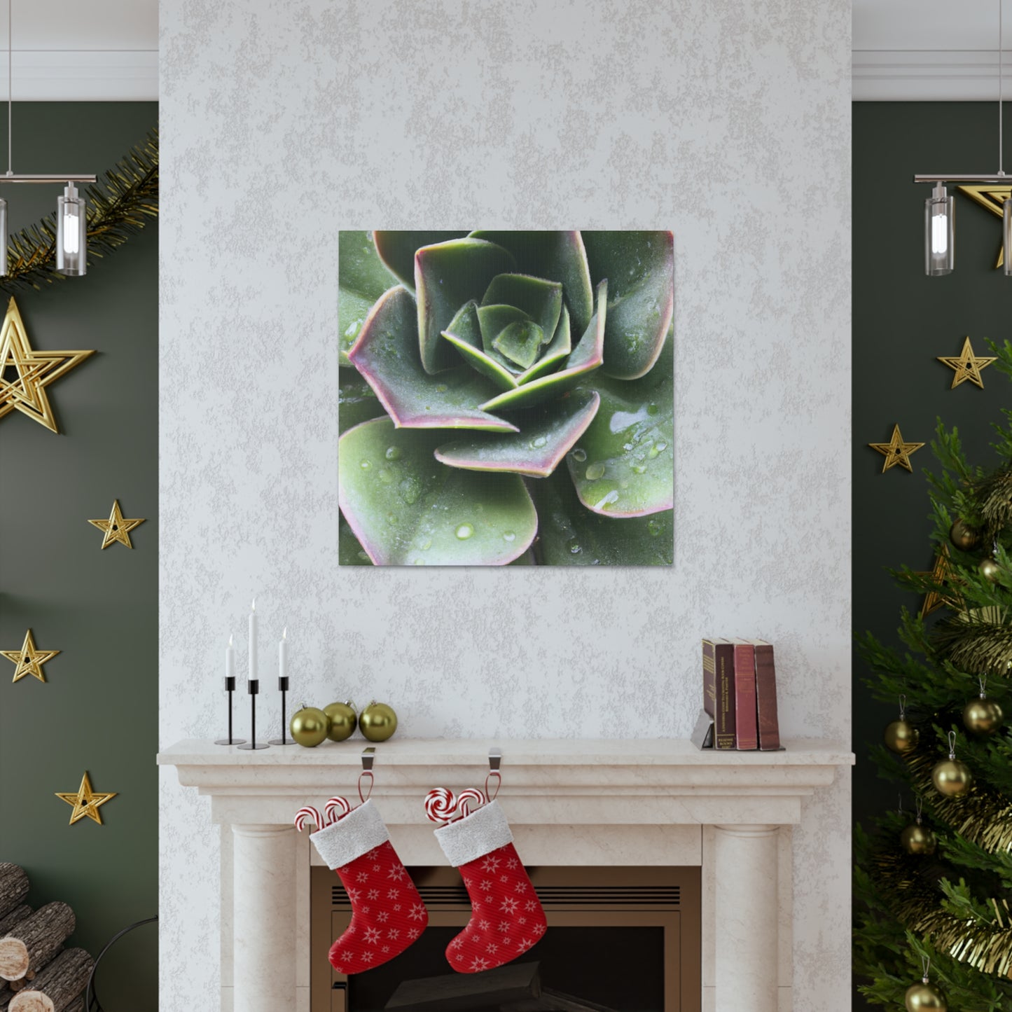 "Garden of Plenty." - Canvas - Succulent