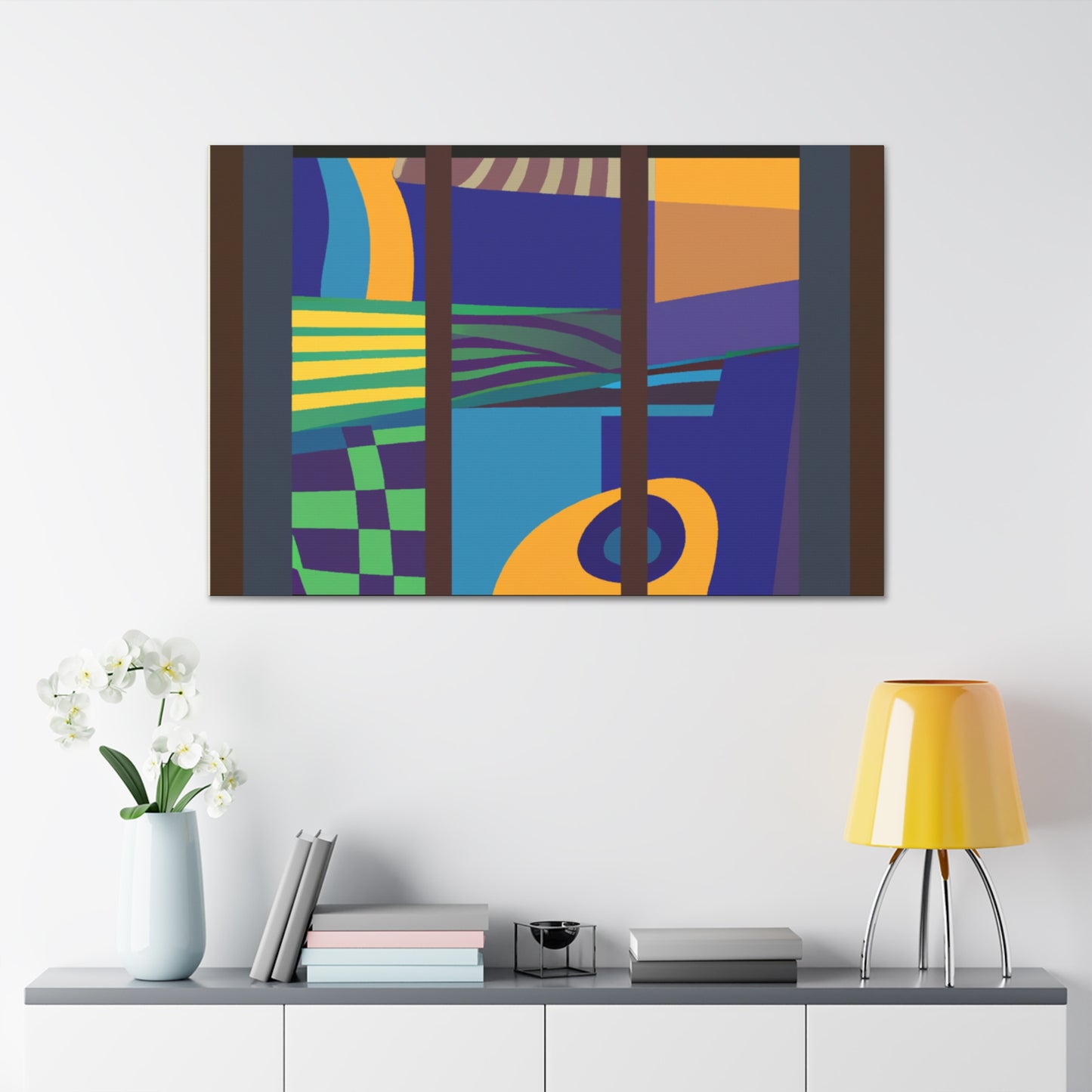 Amaze-Owl - Midcentury Canvas