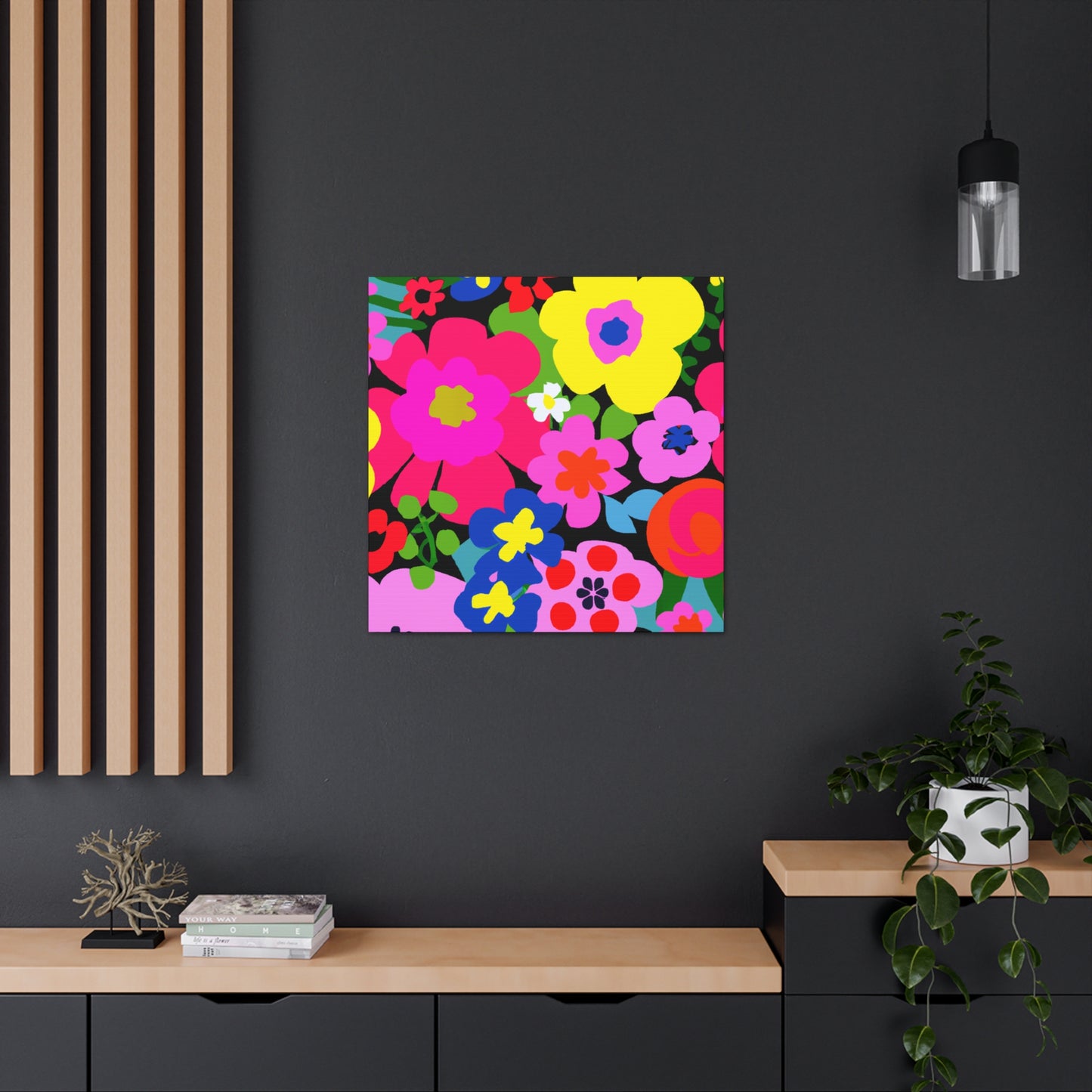 Floral Fusion: Floral Canvas