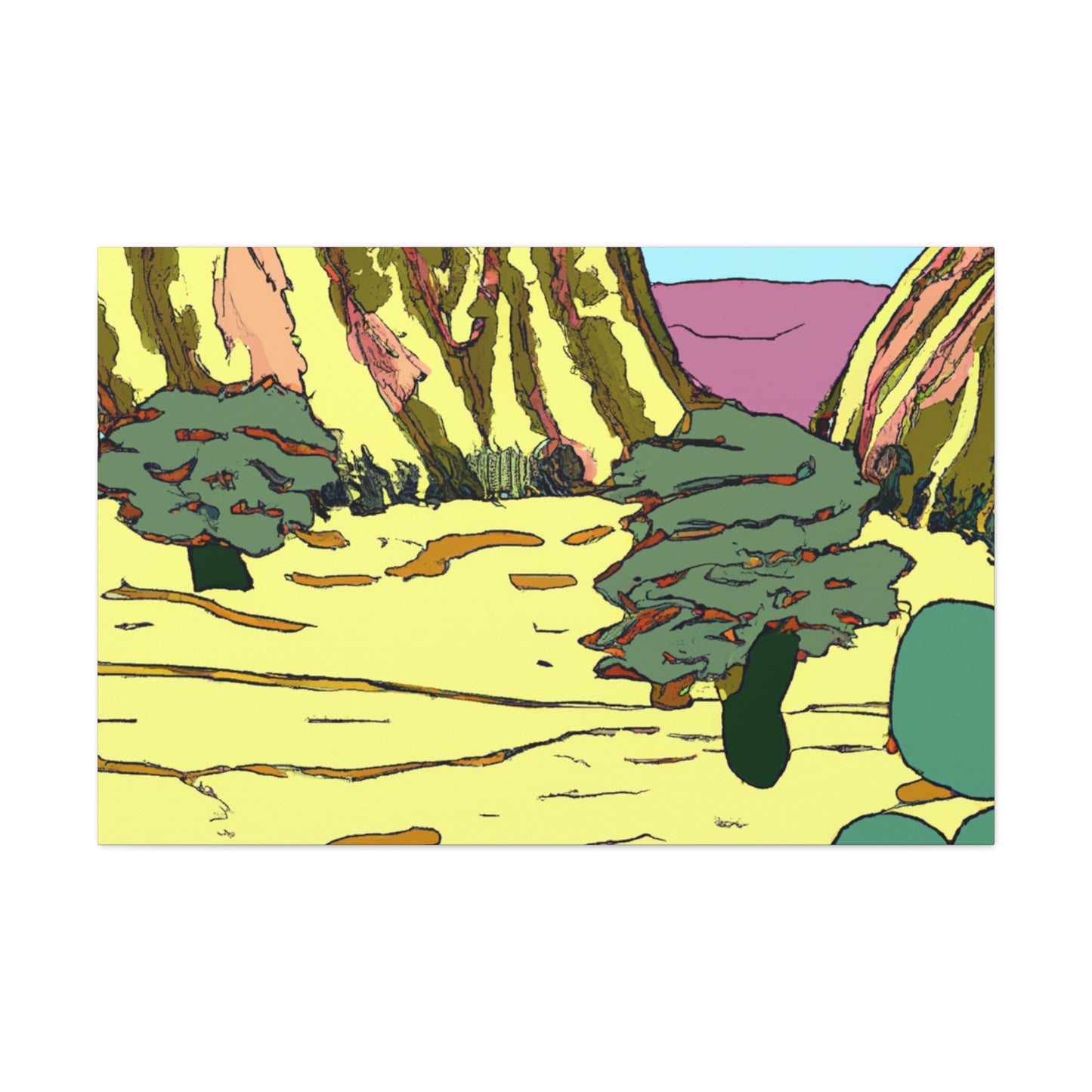 Dusty Mirage-Landscape - Canvas