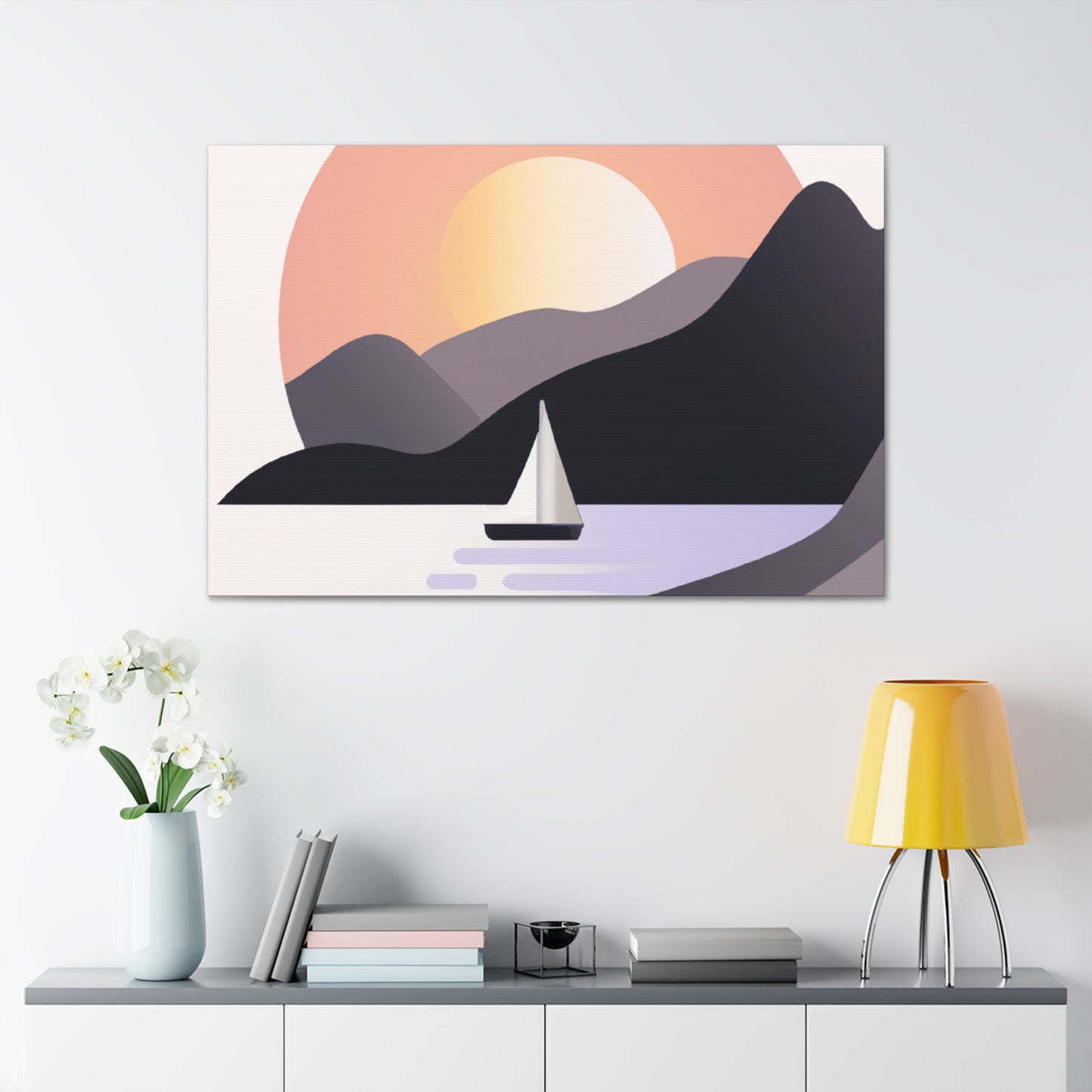 Galaxy Gleam - Minimalism - Canvas
