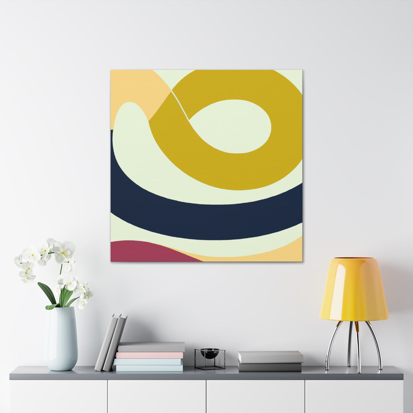 Sunburst Stargazer - Midcentury - Canvas