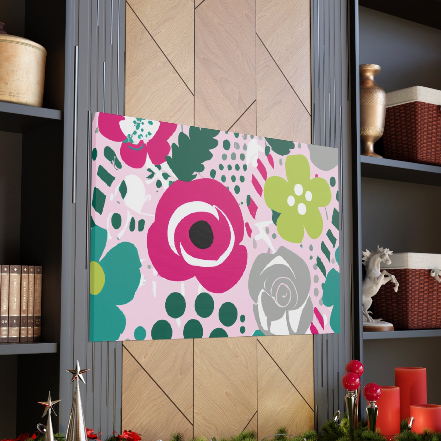 "Floral Fervor" - Floral Canvas