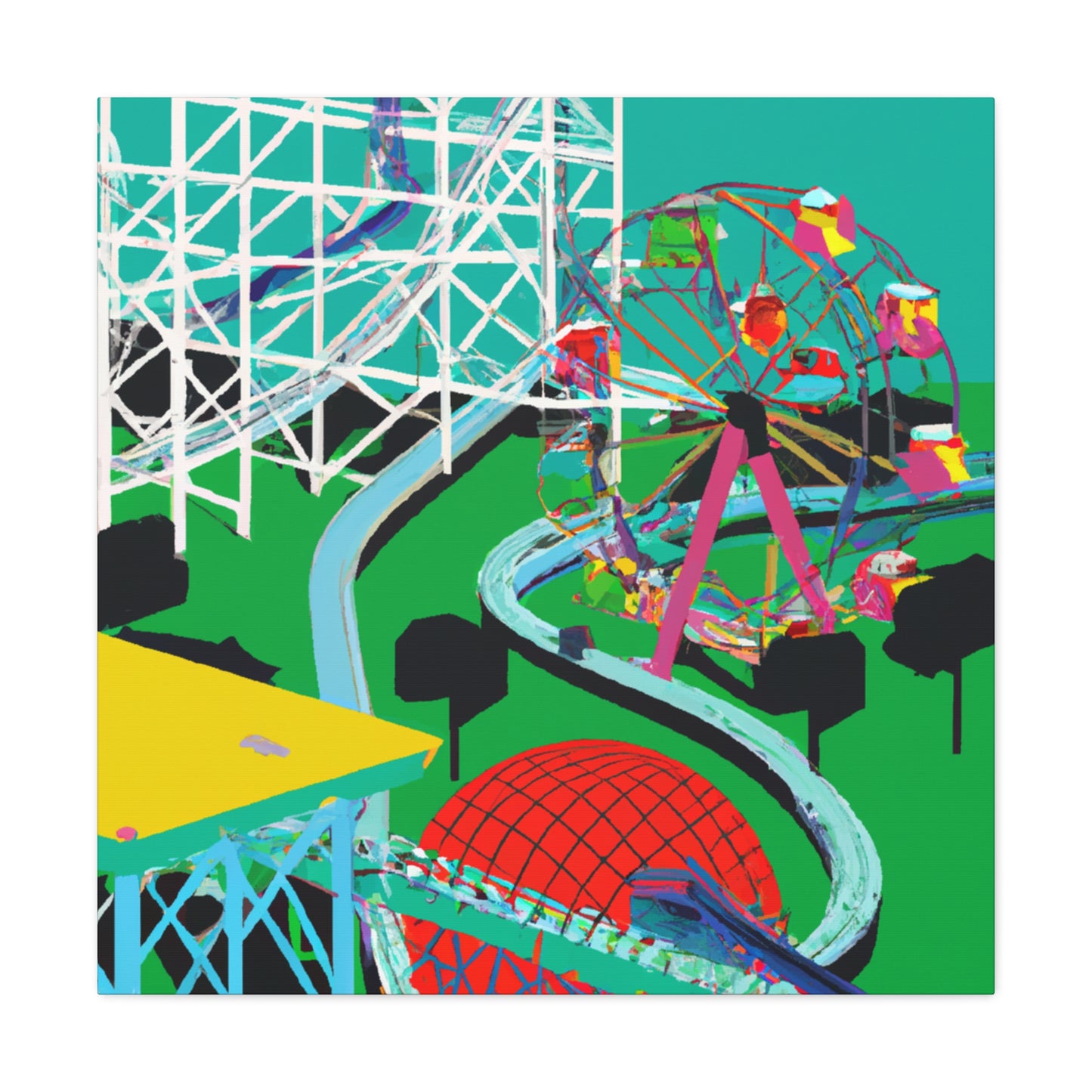 Thrilltopia - Amusement - Canvas
