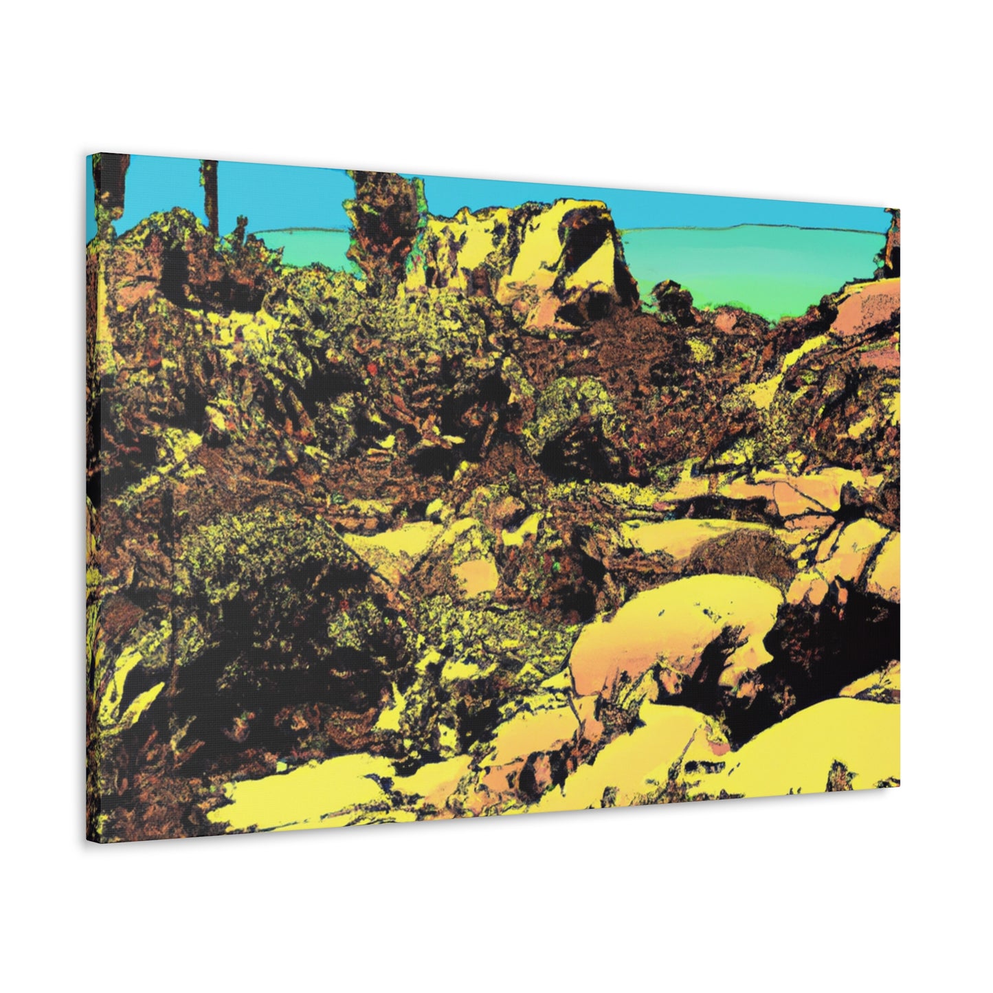 Sunbaked Horizon - Landscape - Canvas