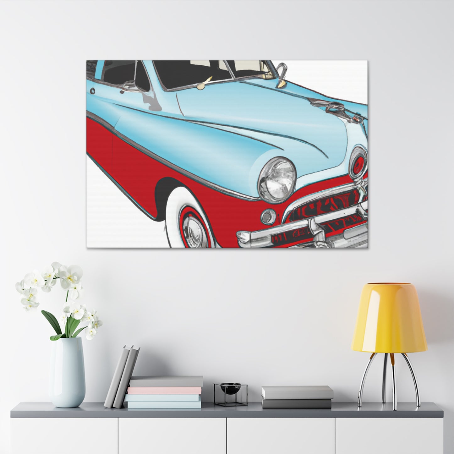 Ford Model T - Automobile - Canvas
