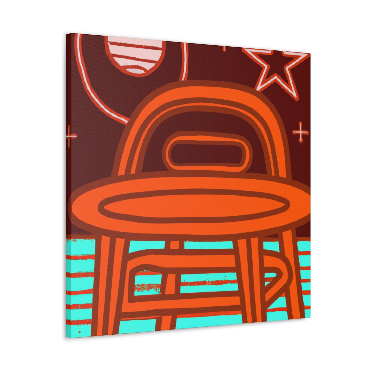 Modernized Monument- Midcentury - Canvas