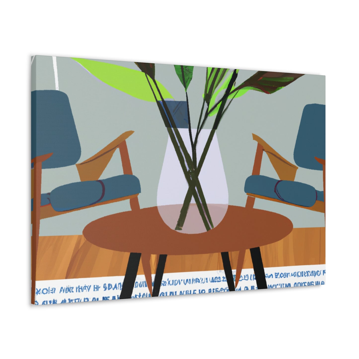 Vibrant Refraction - Midcentury - Canvas