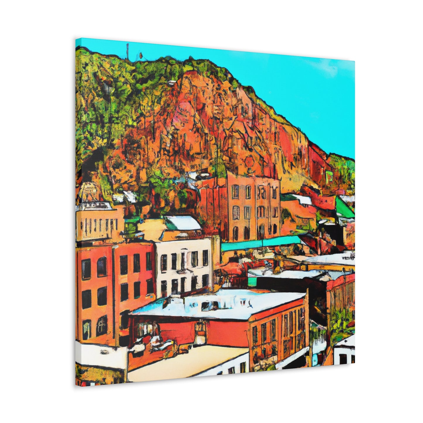 Sandstone Symphony - Architectural - Canvas