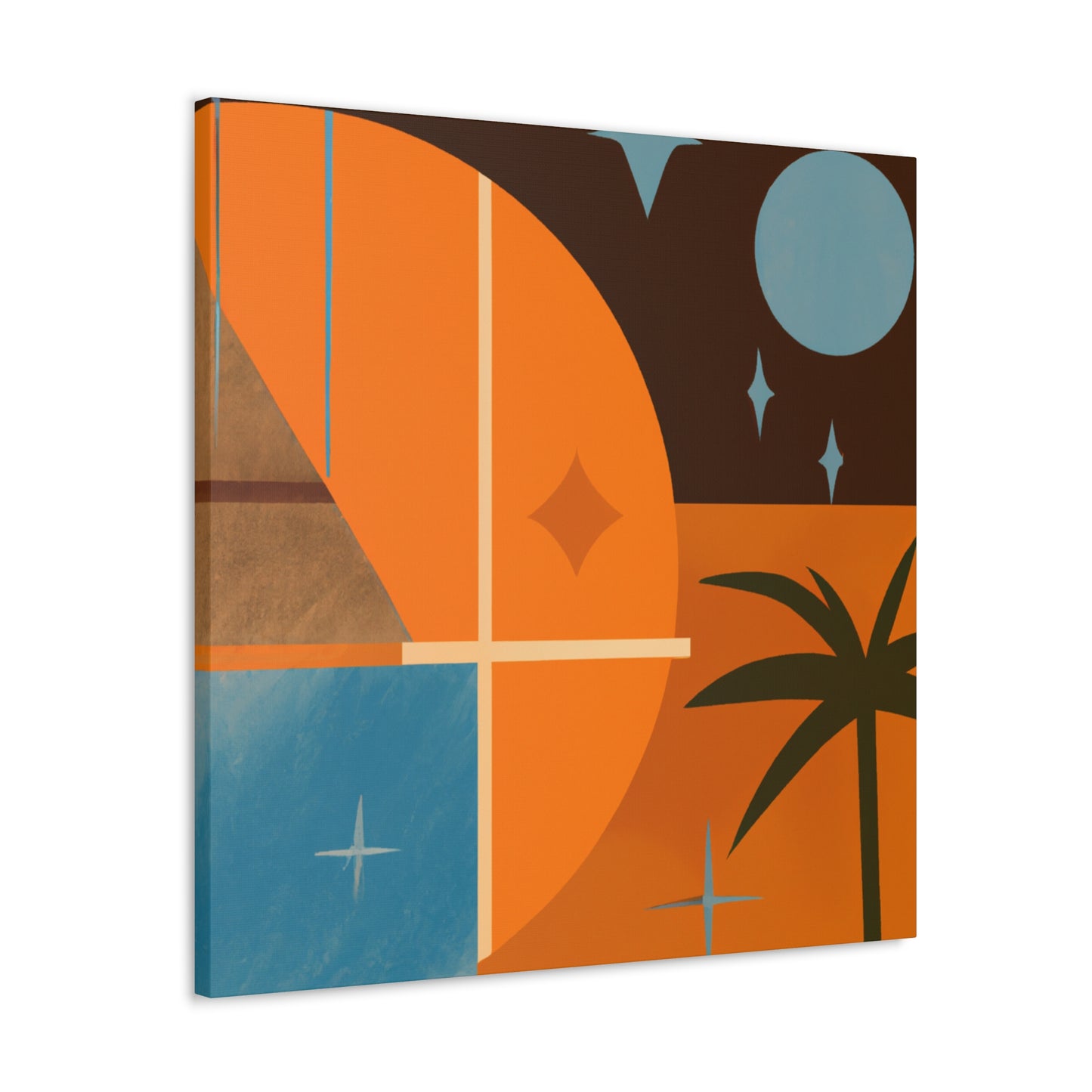 Maddeningly Moody- Midcentury - Canvas