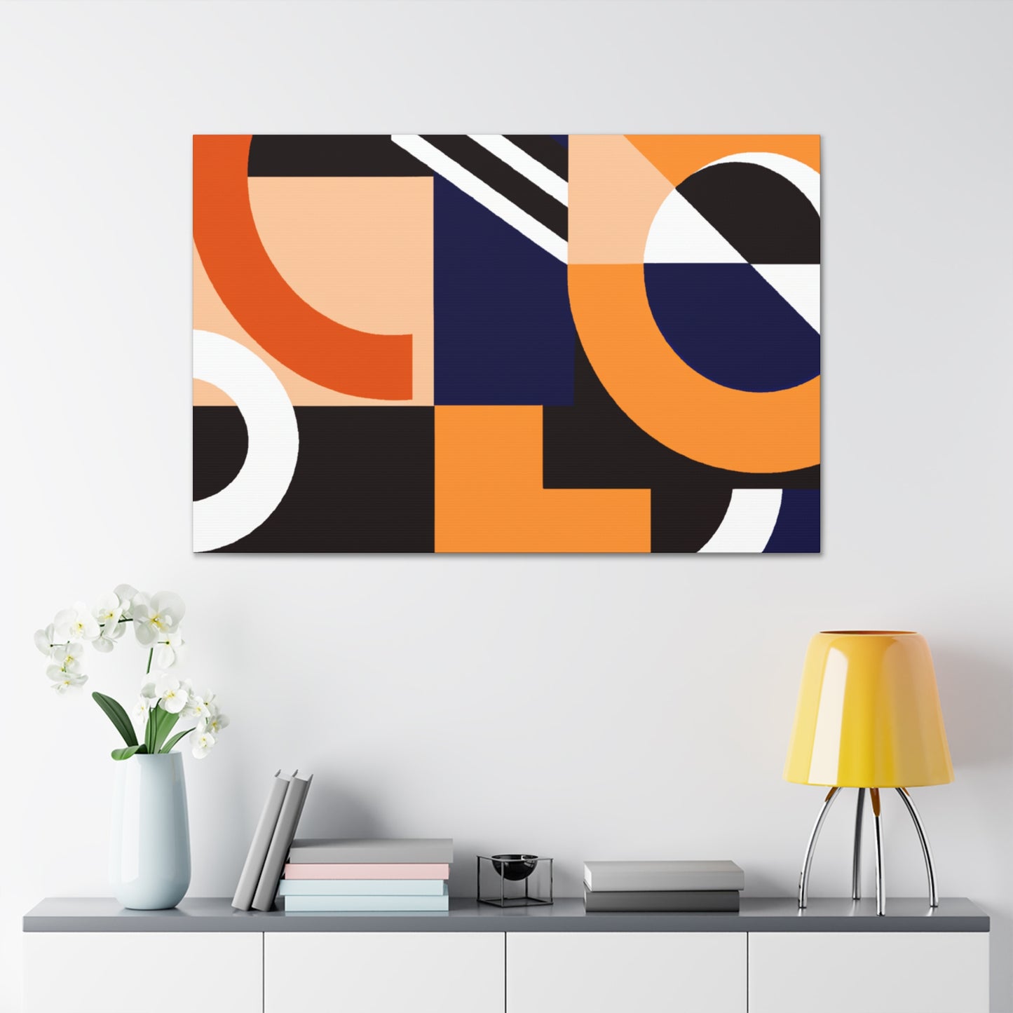 Teardrop Skywalk - Midcentury - Canvas