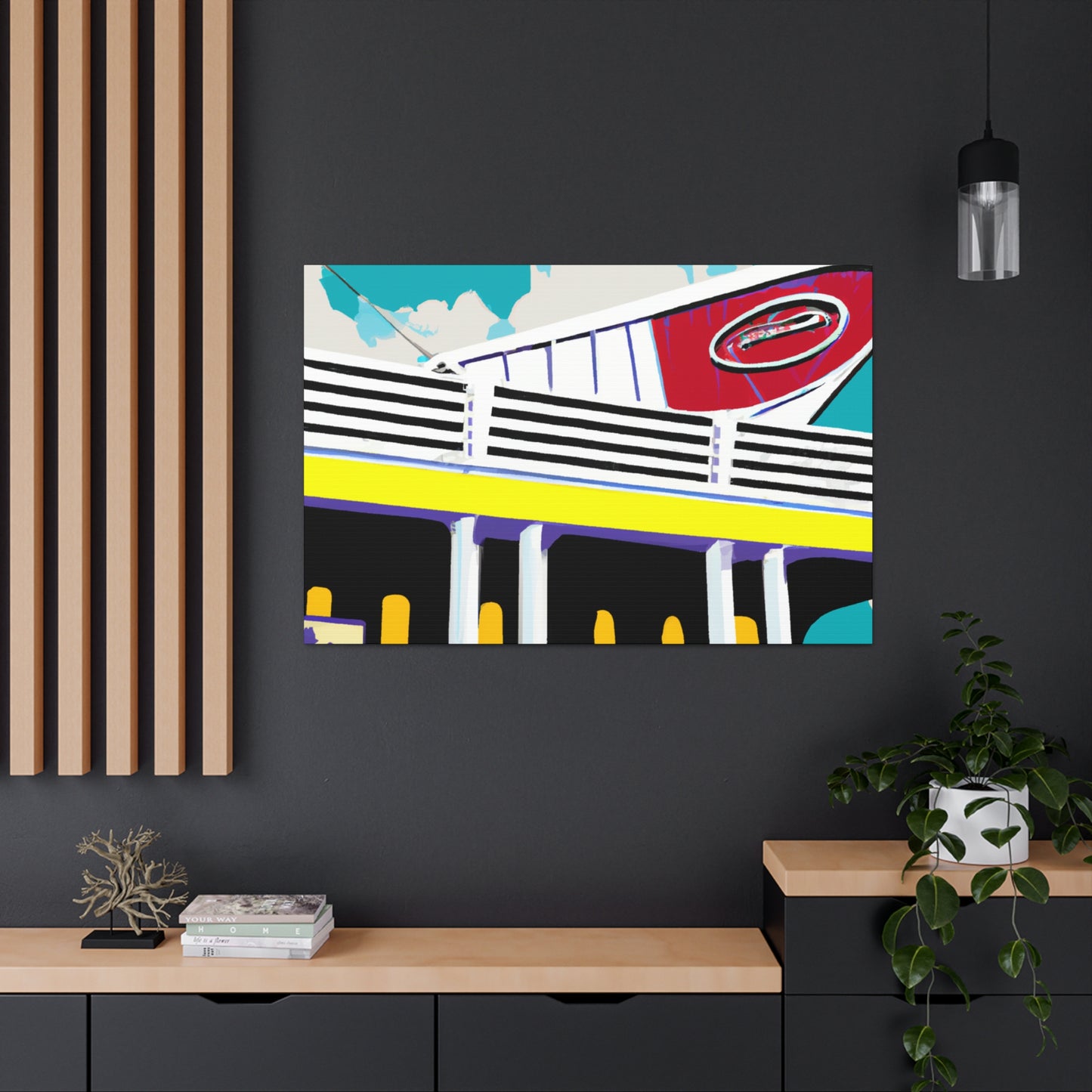 "Happy Days Diner" - Pop Art Canvas