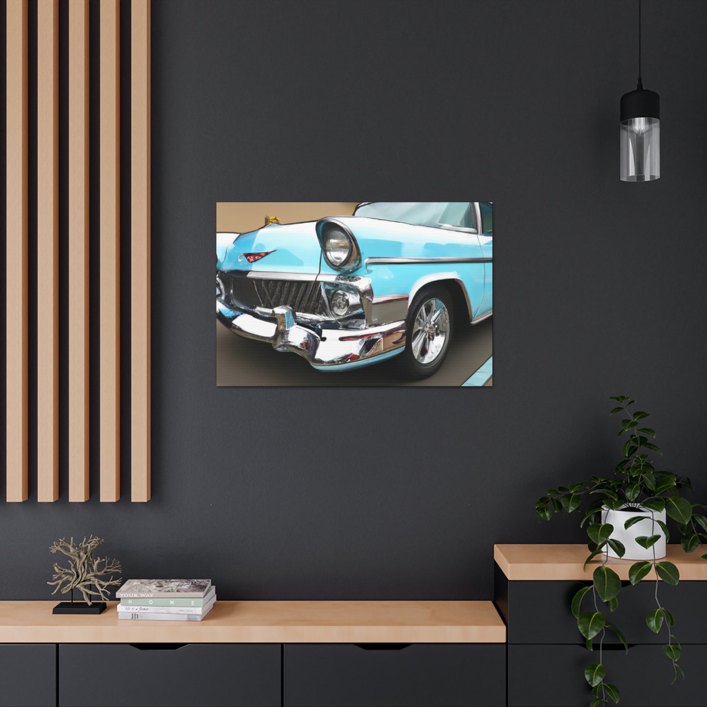 Mean and Sleek - Automobile Canvas