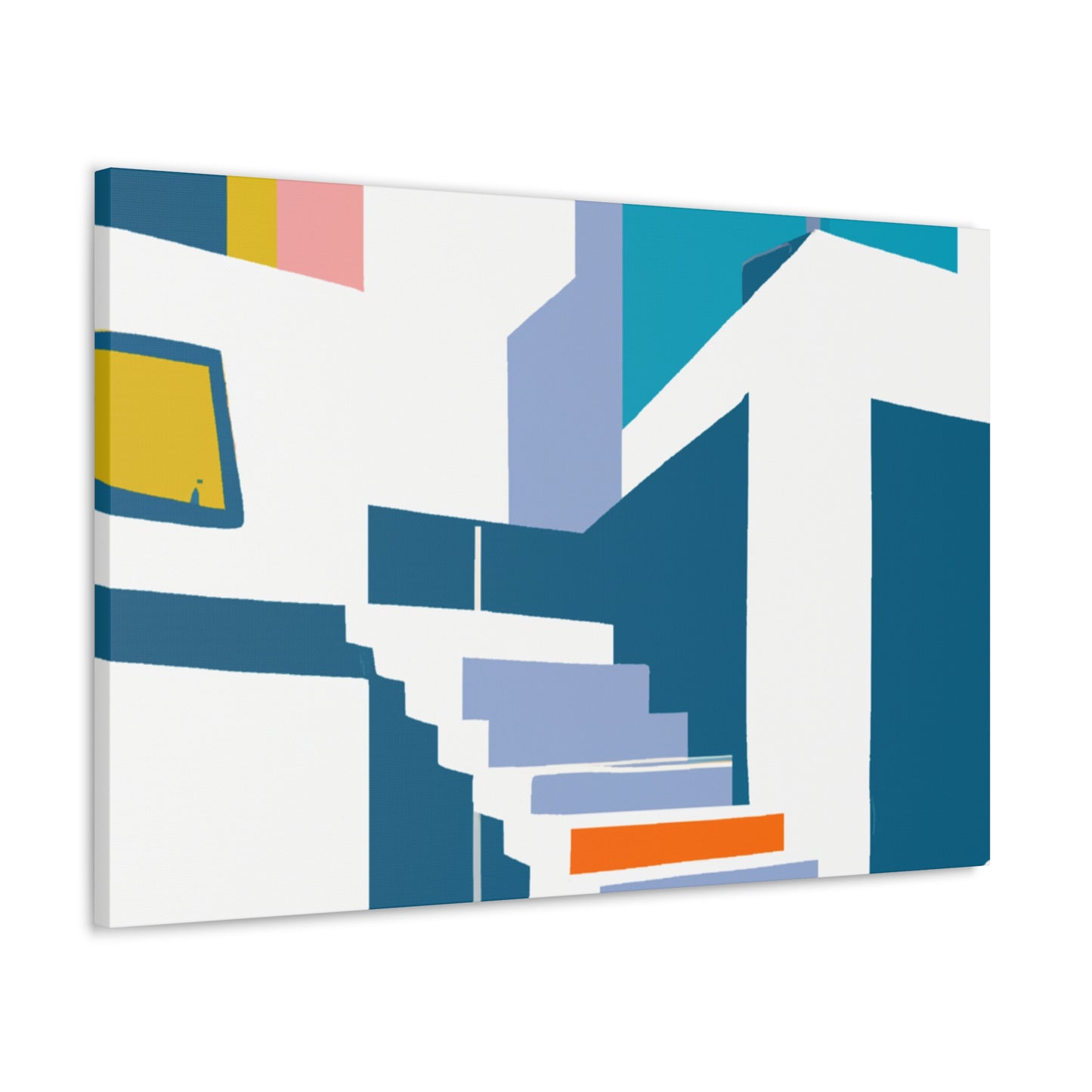 Vibrant Simplicity- Midcentury - Canvas