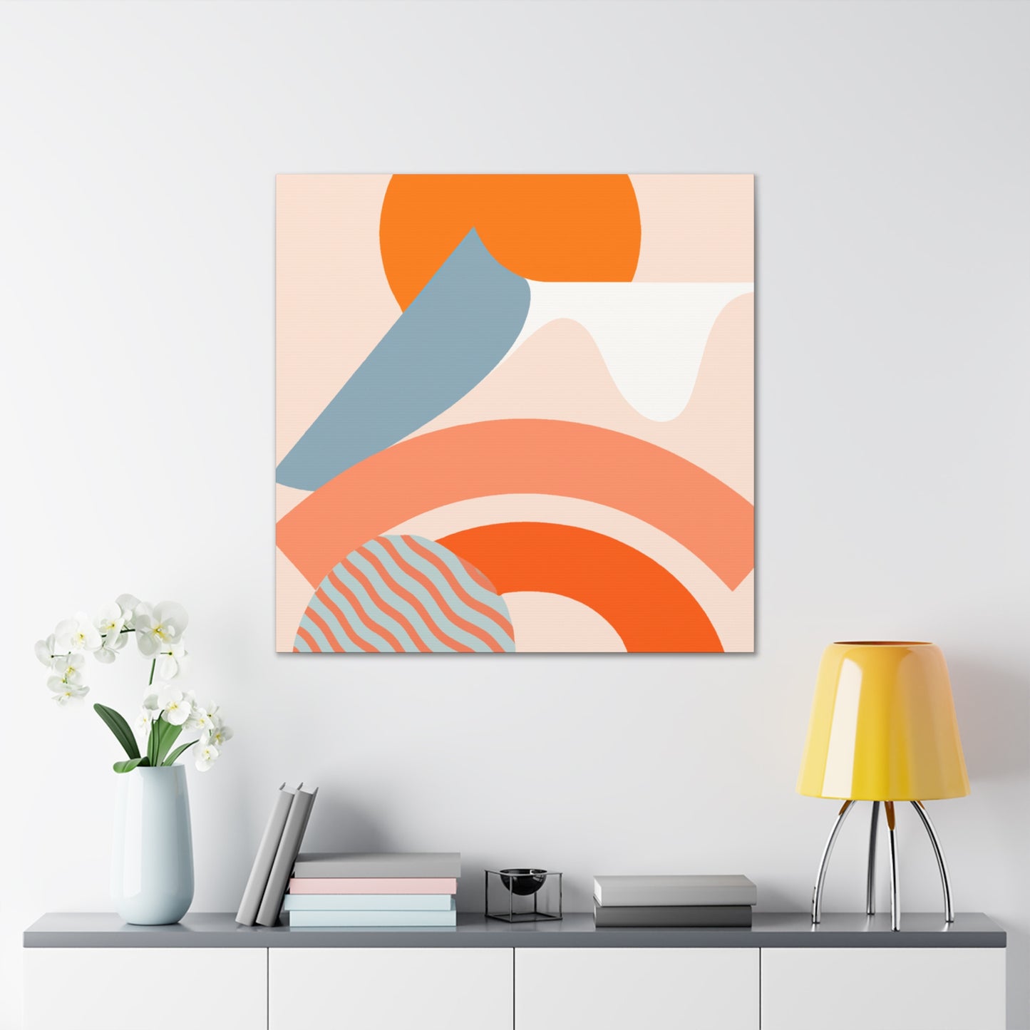 Mixed Geometries - Midcentury - Canvas