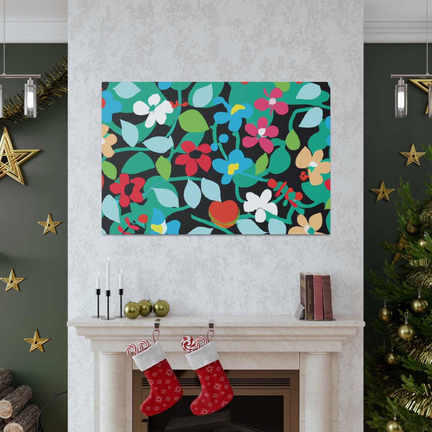 Blooming Happiness - Floral Canvas