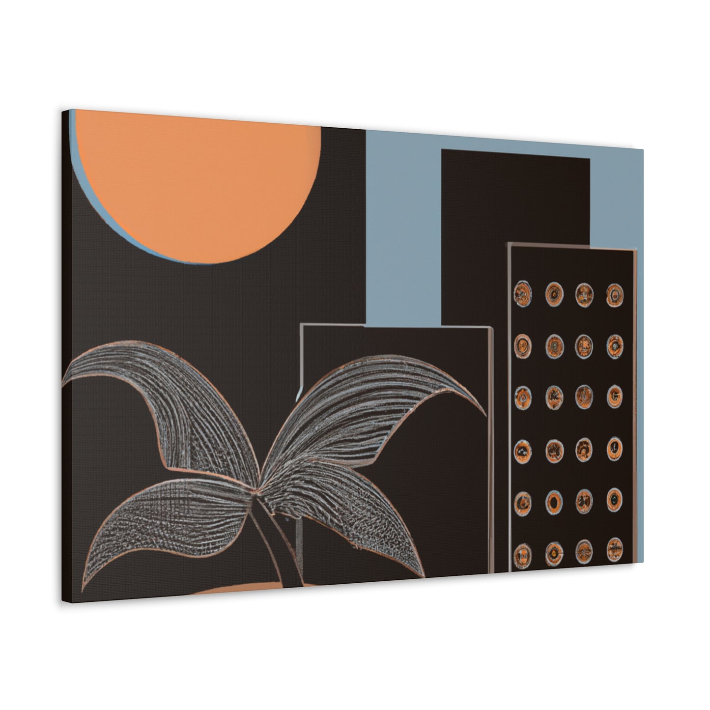 Dark Lovely - Midcentury Canvas