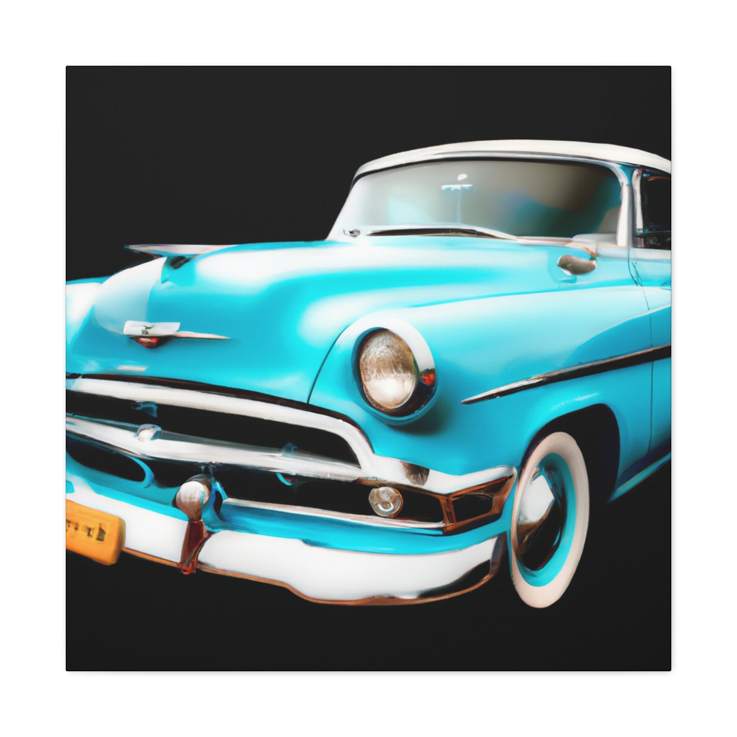 "Marine Marvel" - Automobile Canvas