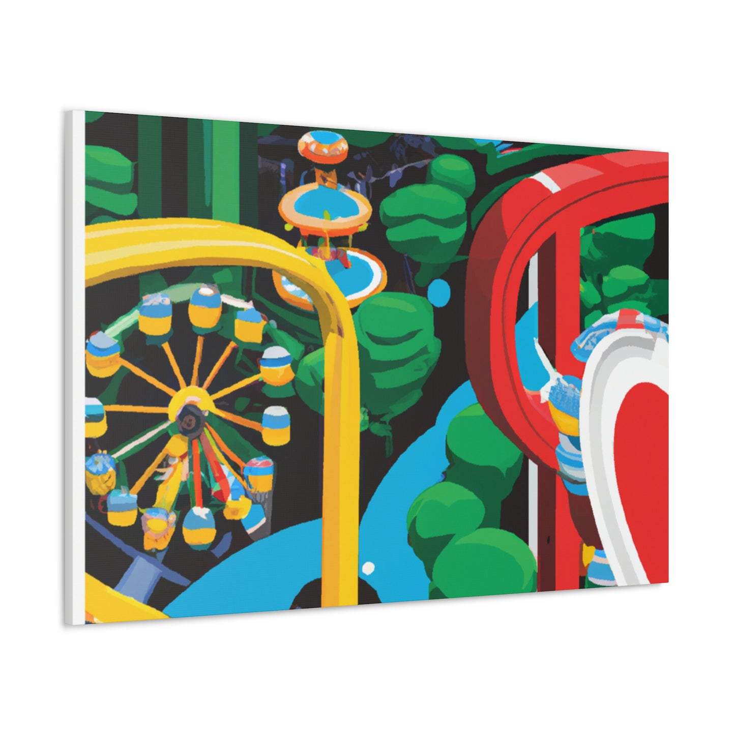 Sunburst Haven - Landscape - Amusement - Canvas
