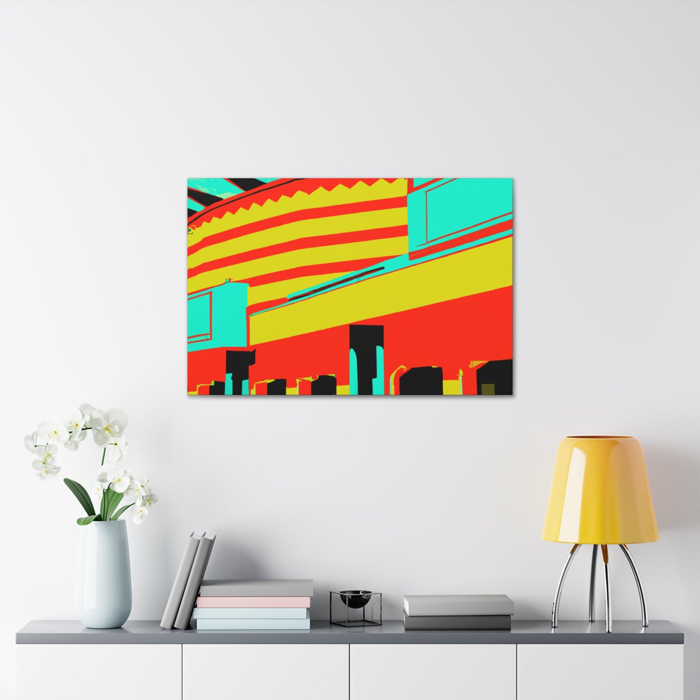 Western StoreFront - Architectural Canvas Pop Artt