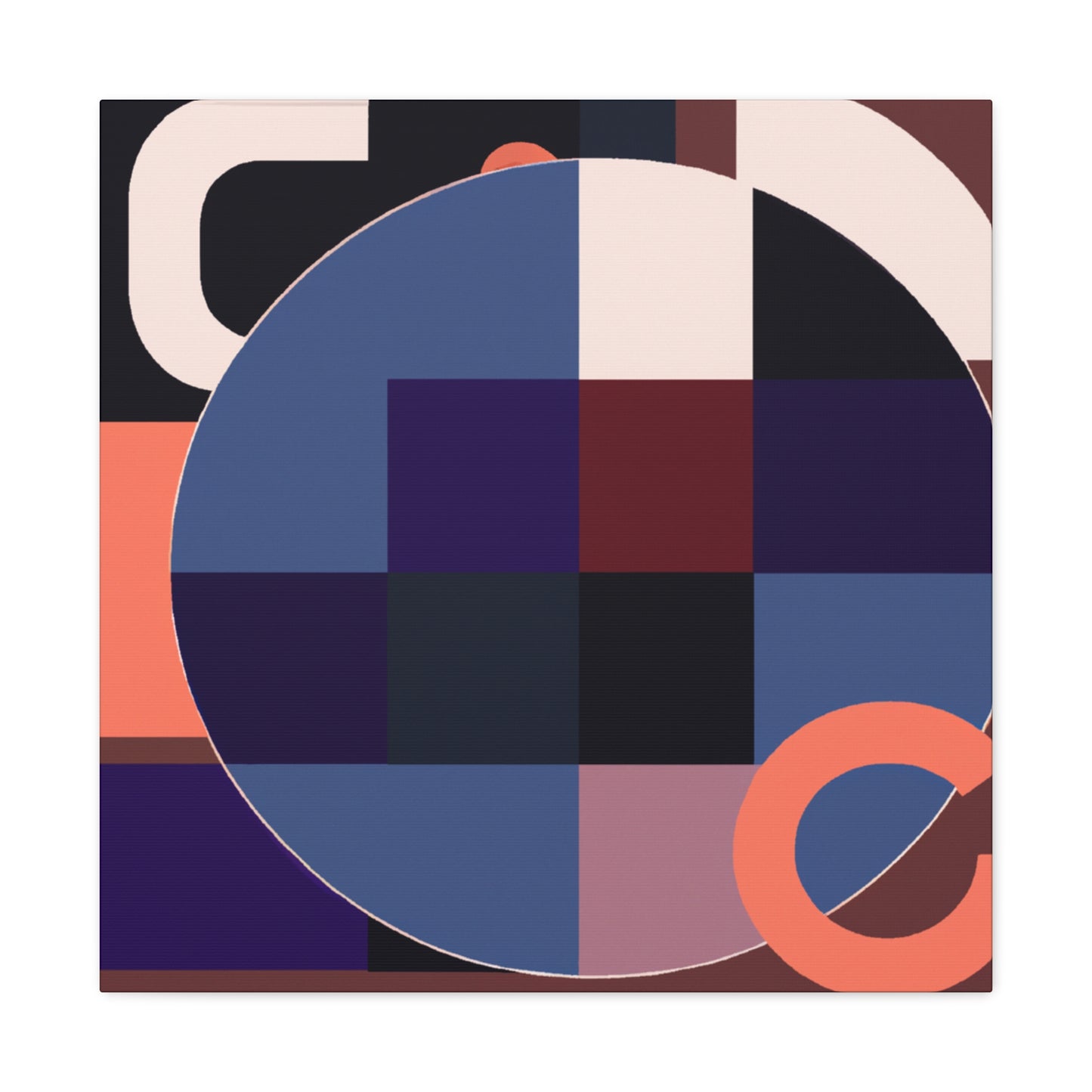 Scrollscape- Midcentury - Canvas