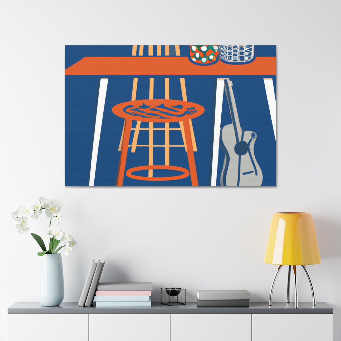 Vibrant Splendor - Midcentury - Canvas