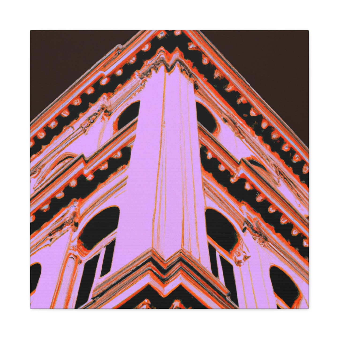 Gilded Metropolis: Exploring Art Deco Architectural - Canvas