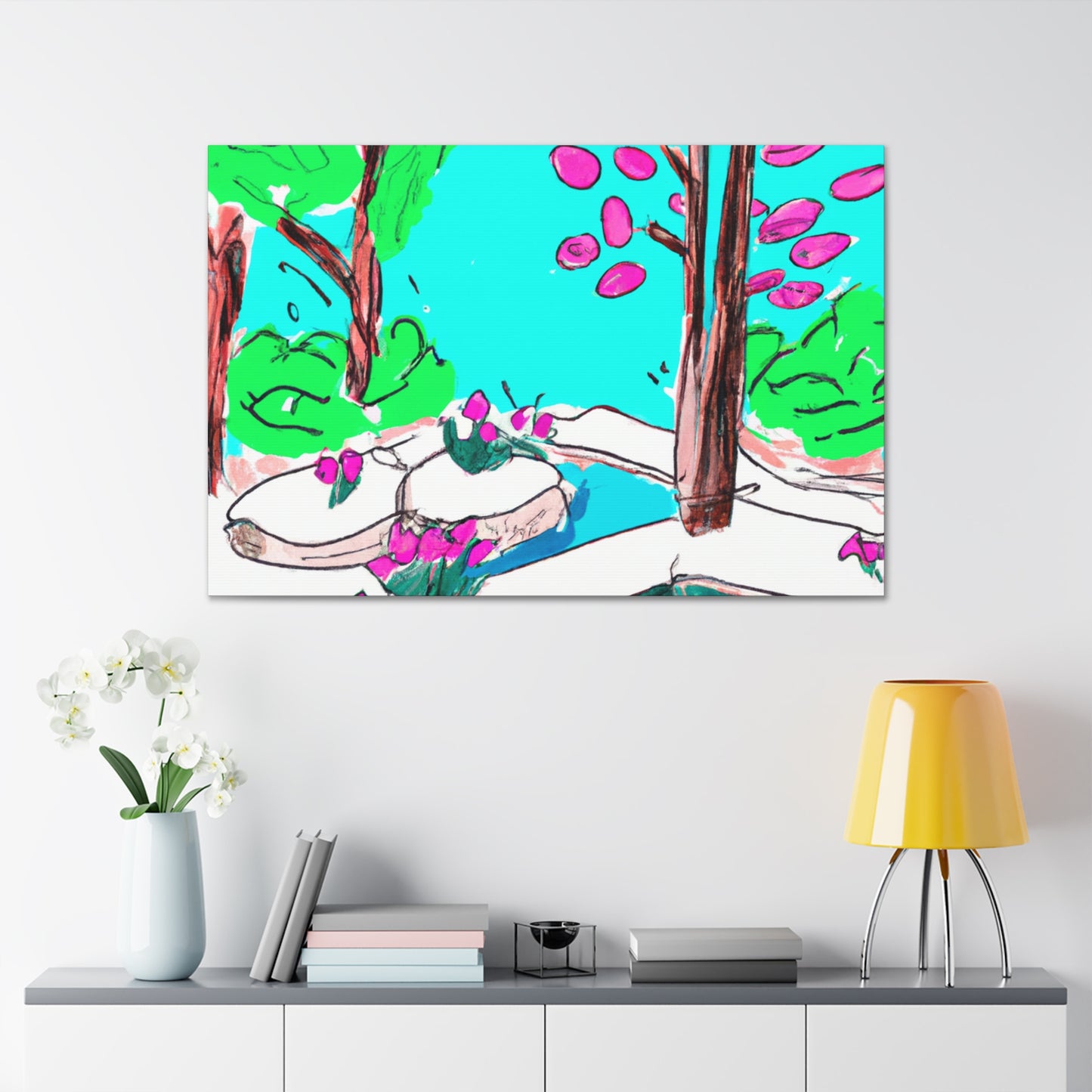 Bountiful Blooms Landscape - Canvas