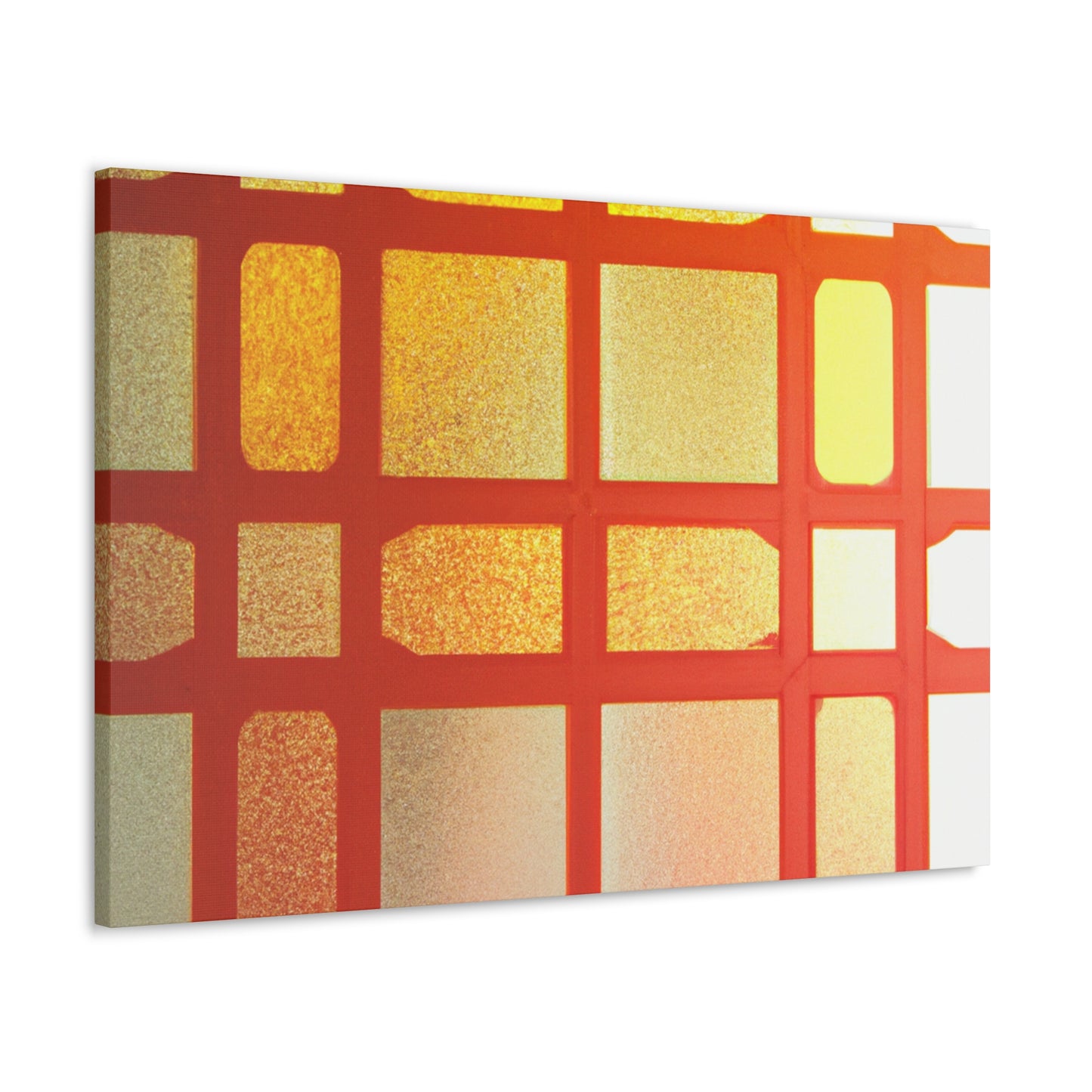 Orange Slice - Glass Canvas