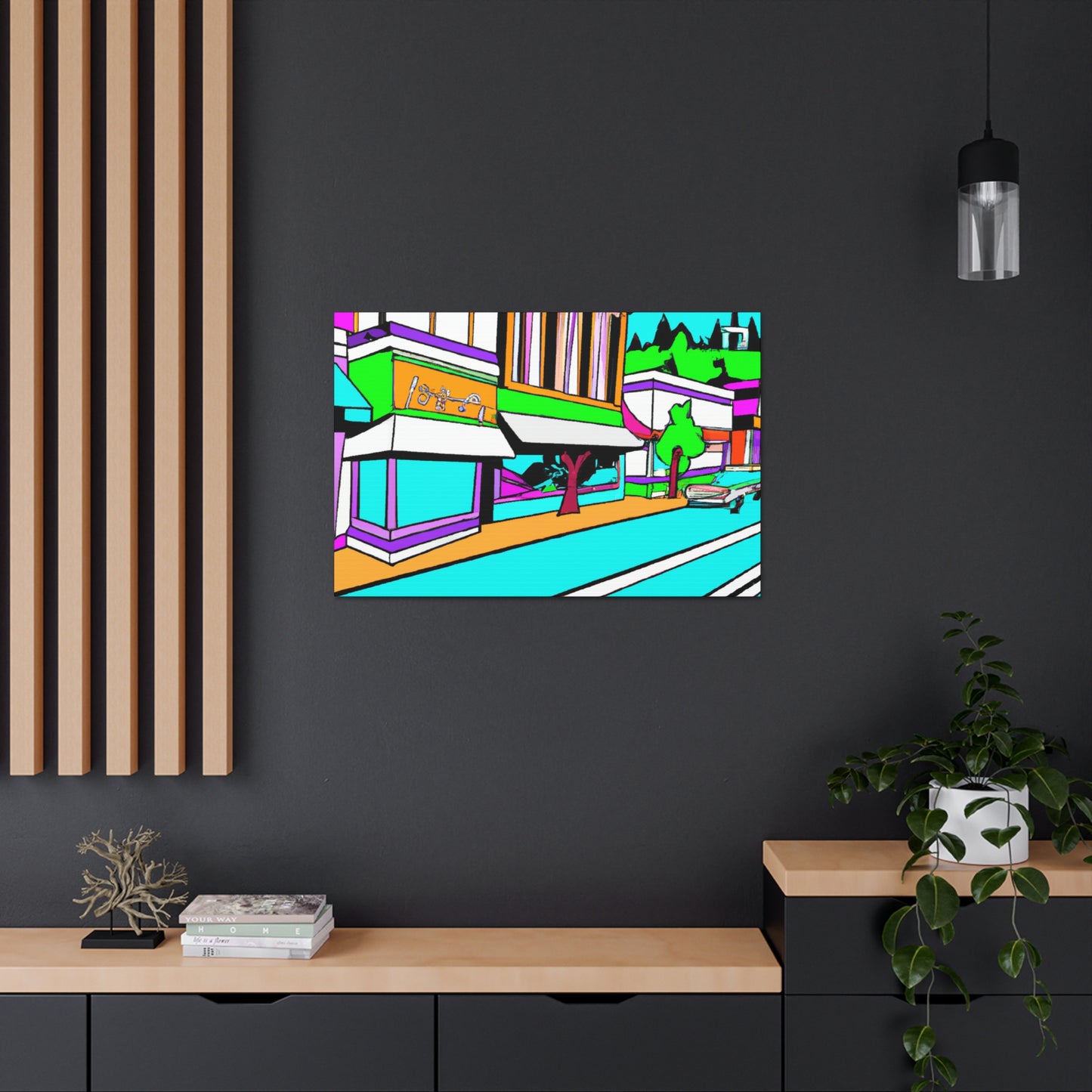 Hollywood Avenue - Pop Art Canvas
