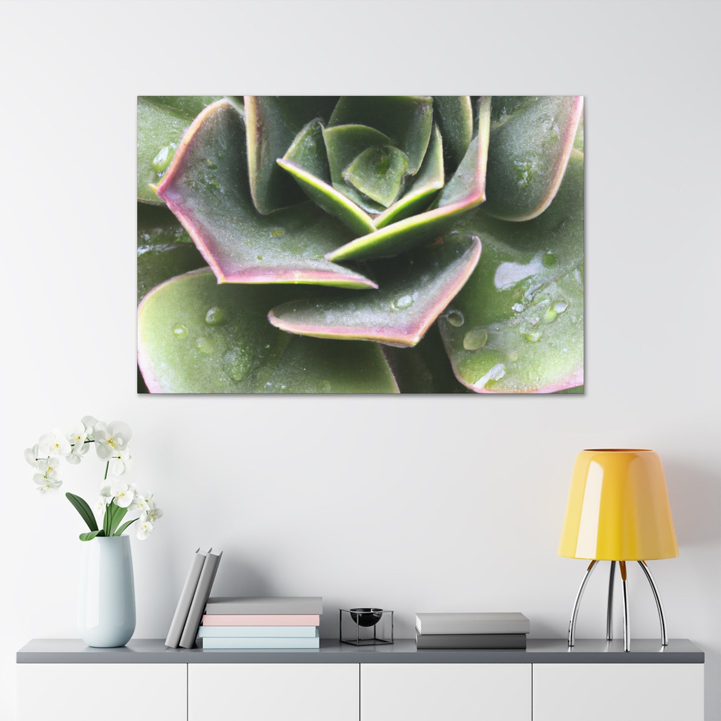 "Garden of Plenty." - Canvas - Succulent