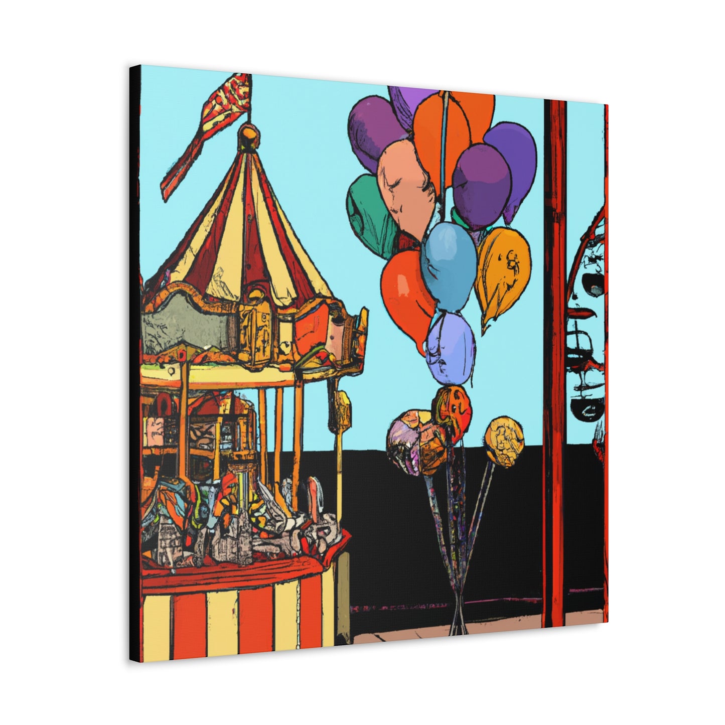 Snicker-Splash Amusement - Canvas