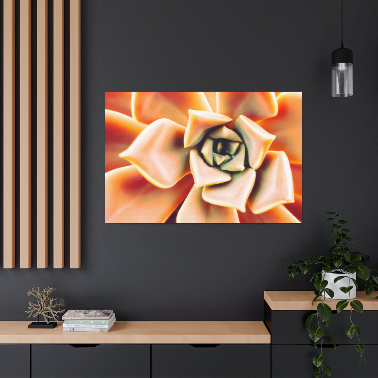 "Melon Symphony" - Canvas - Succulent