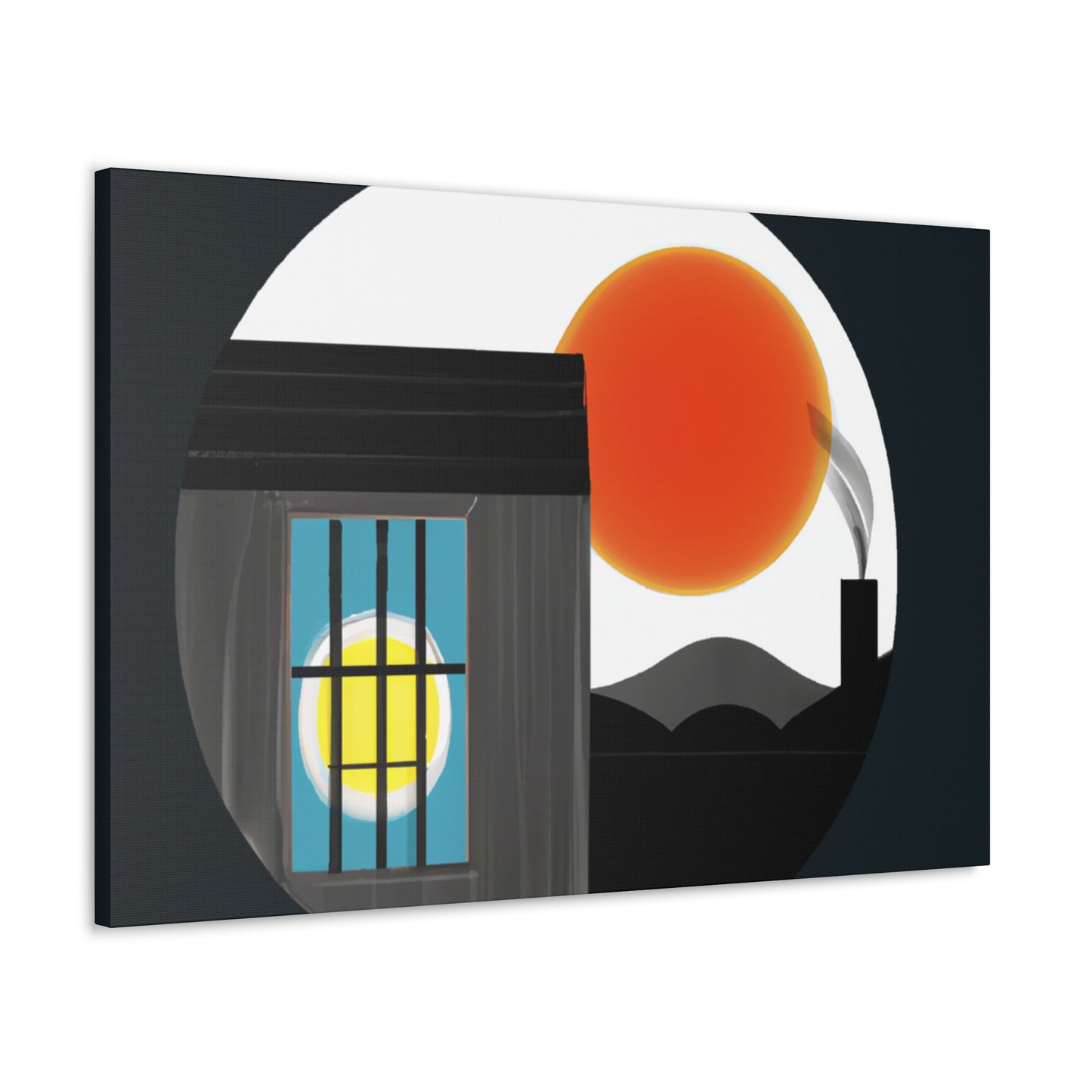 Airy Illusion - Midcentury - Canvas