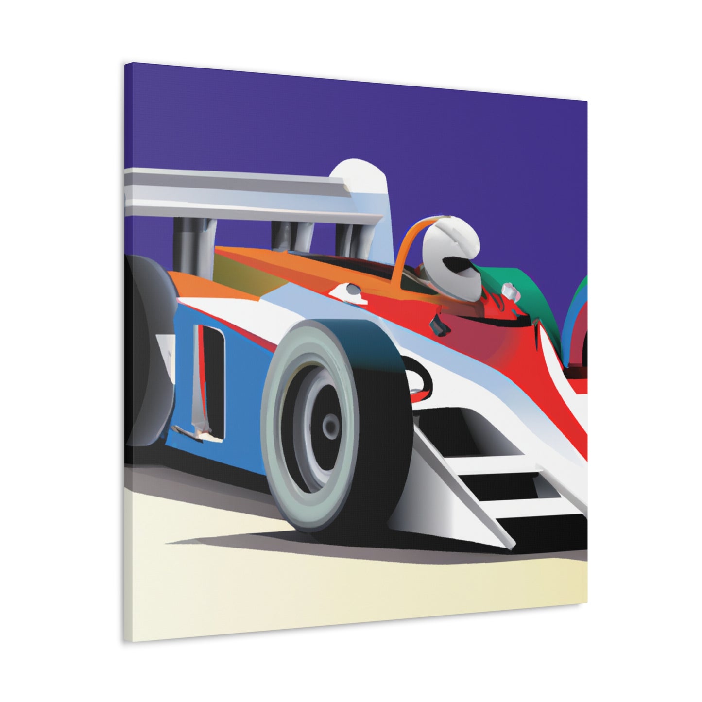 Flame Beast - Automobile - Canvas