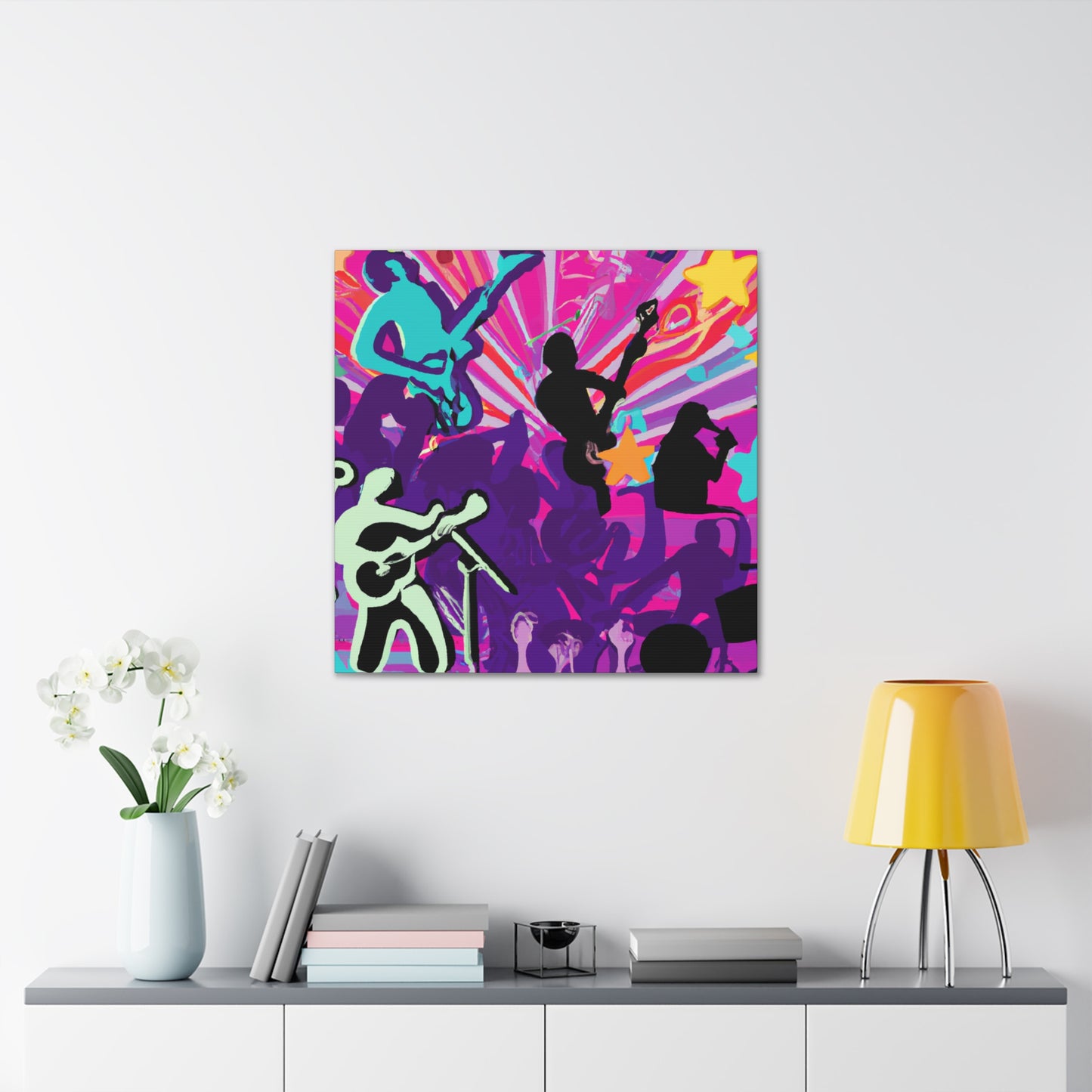 "American Beats - Retro Music" - Canvas