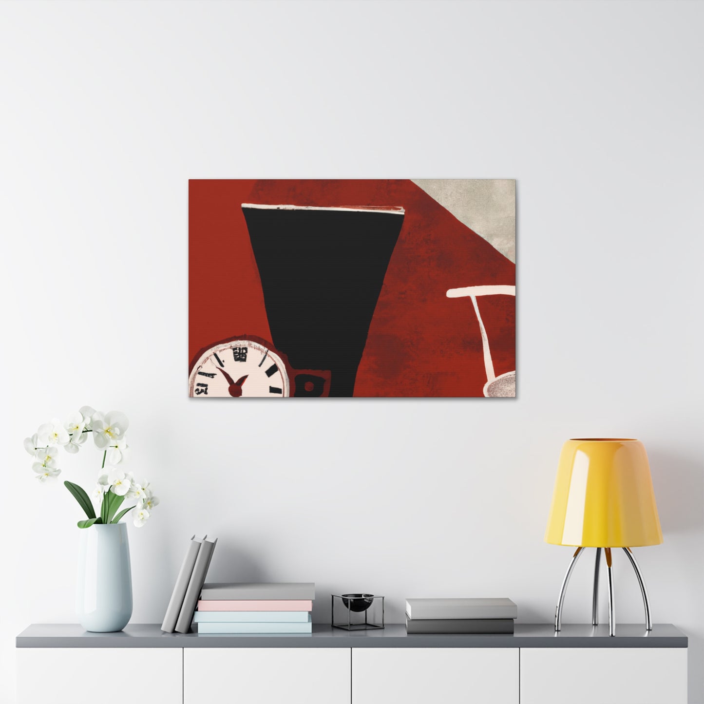 "Retro Skyline - Midcentury." - Canvas
