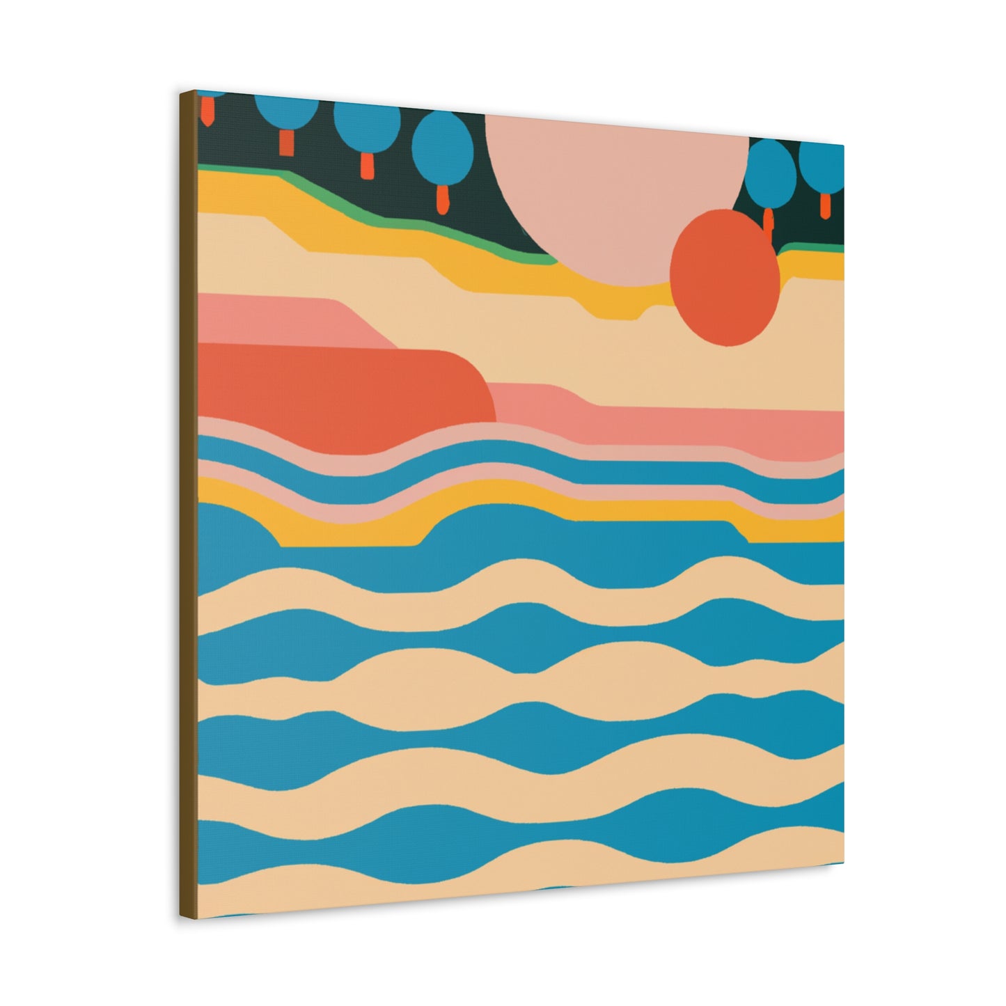 Cool Me Off - Midcentury Canvas