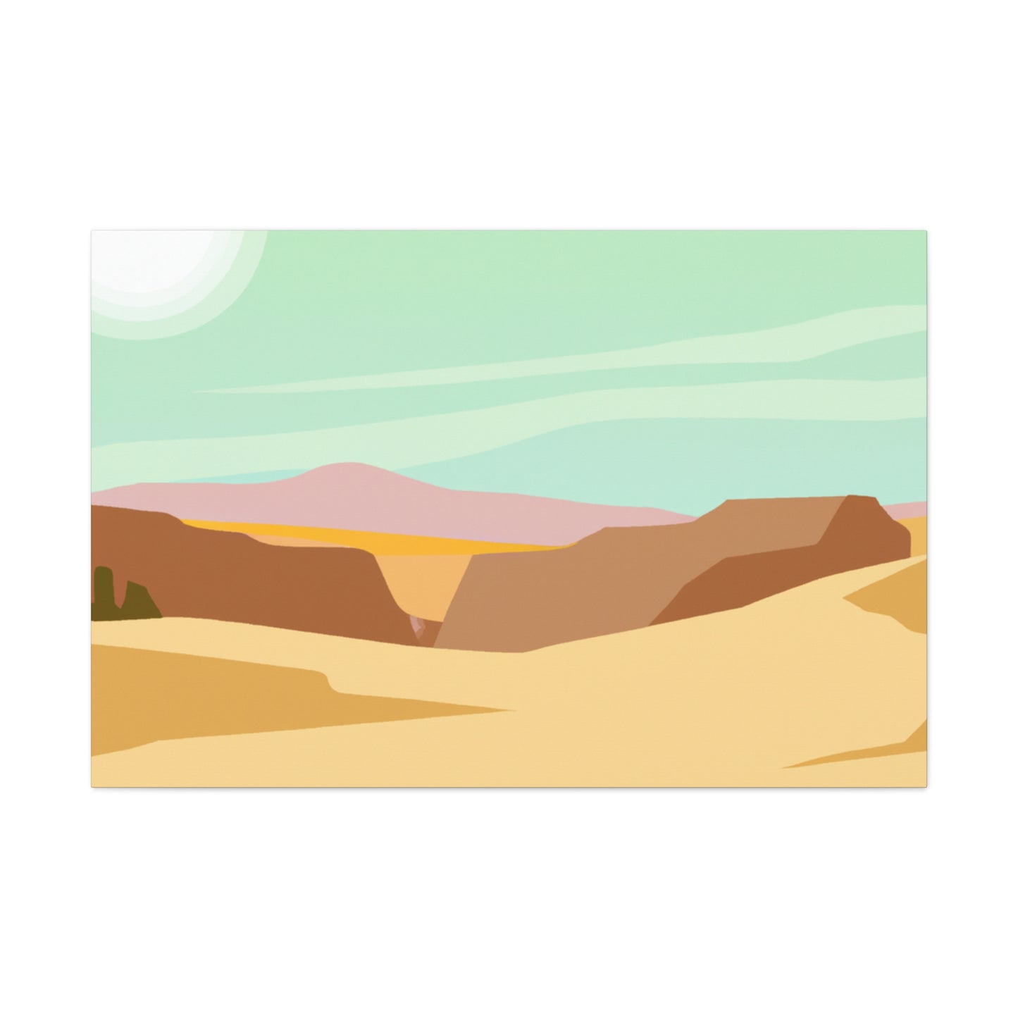 Sahara Serenity - Landscape - Canvas - Desert