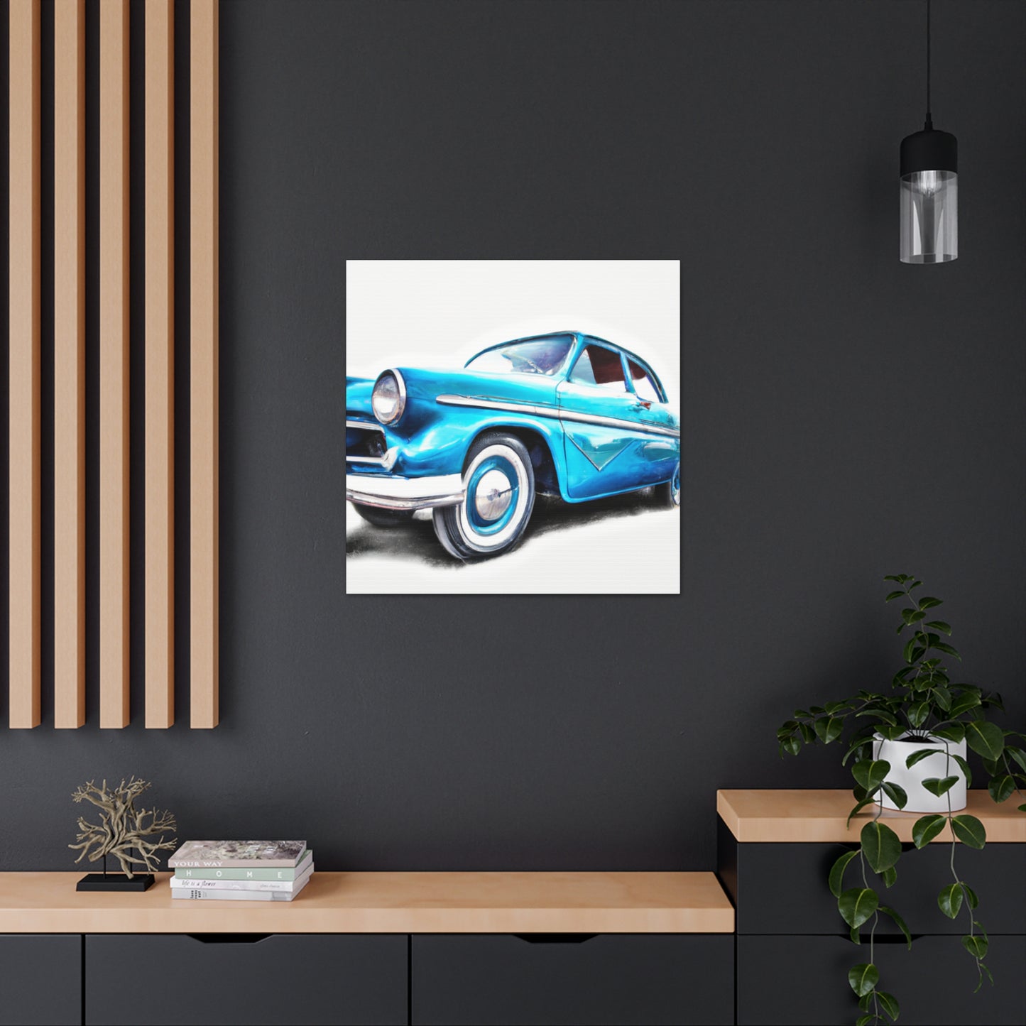 Old Bluey- Automobile Canvas