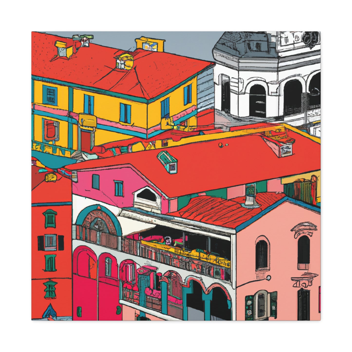 Silvino Santamaria - Italy - Canvas