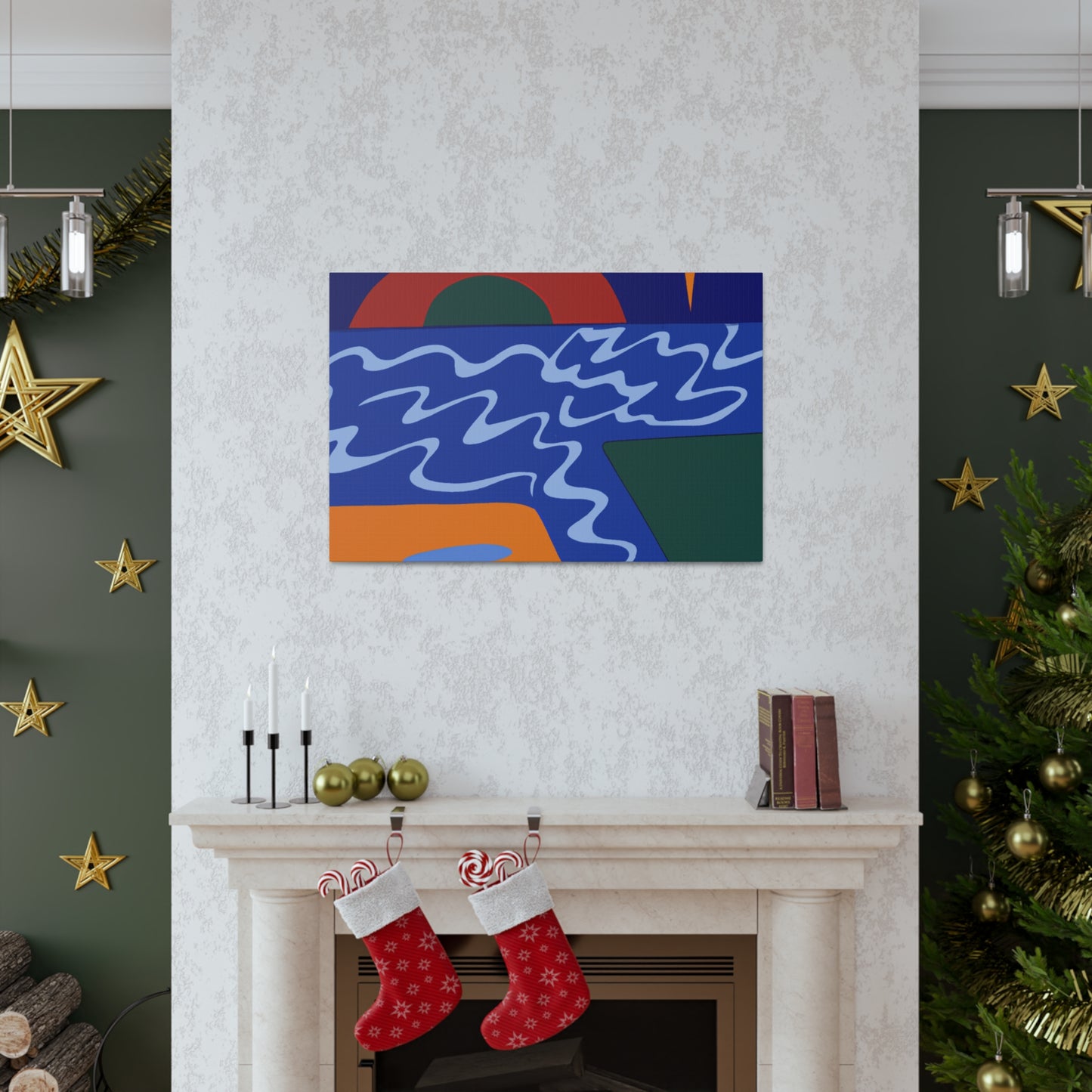 Icey Riveer -Midcentury Canvas