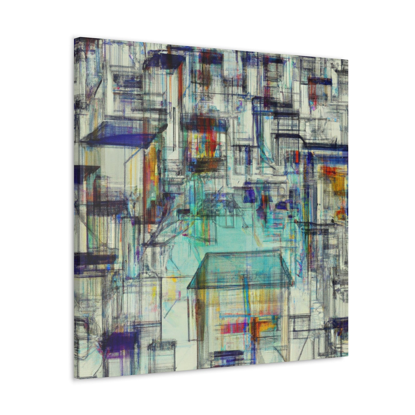 Vermeer. - Architectural - Abstract - Canvas