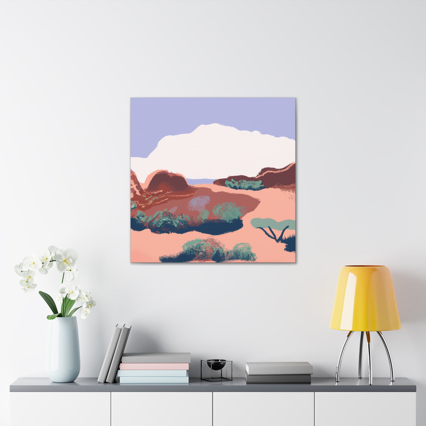 Sandstorm Oasis - Landscape - Canvas