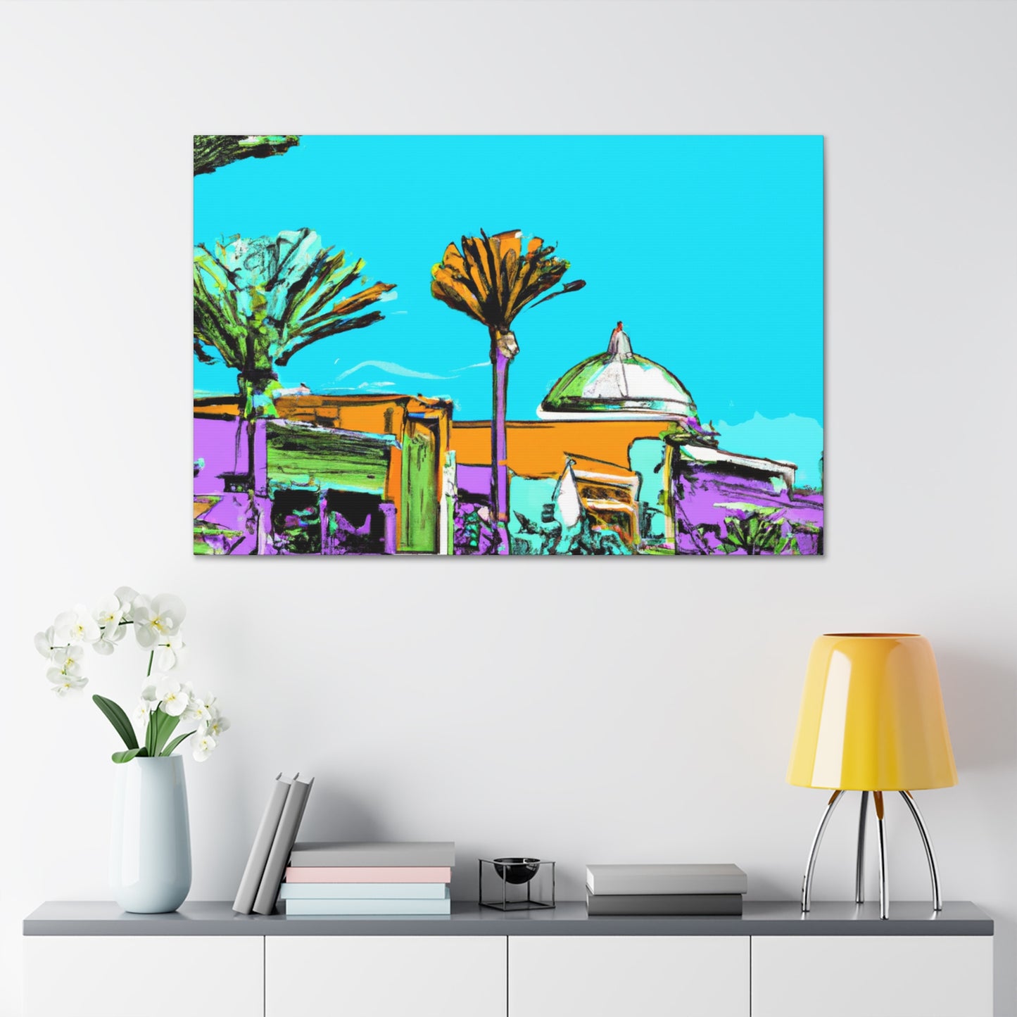 Oasisville - Architectural - Canvas