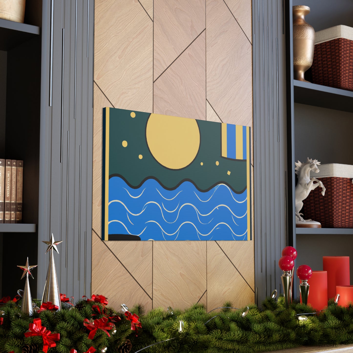 Agua - Midcentury Canvas