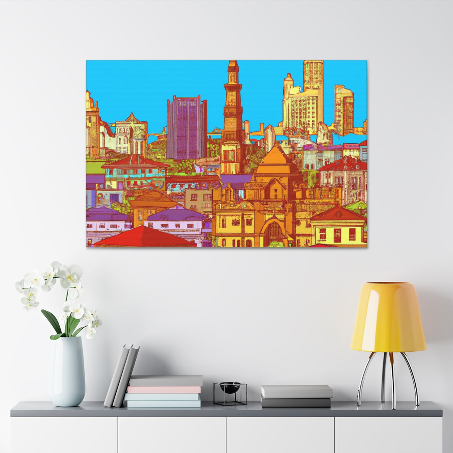 Namaste Delhi - Destination India - Canvas
