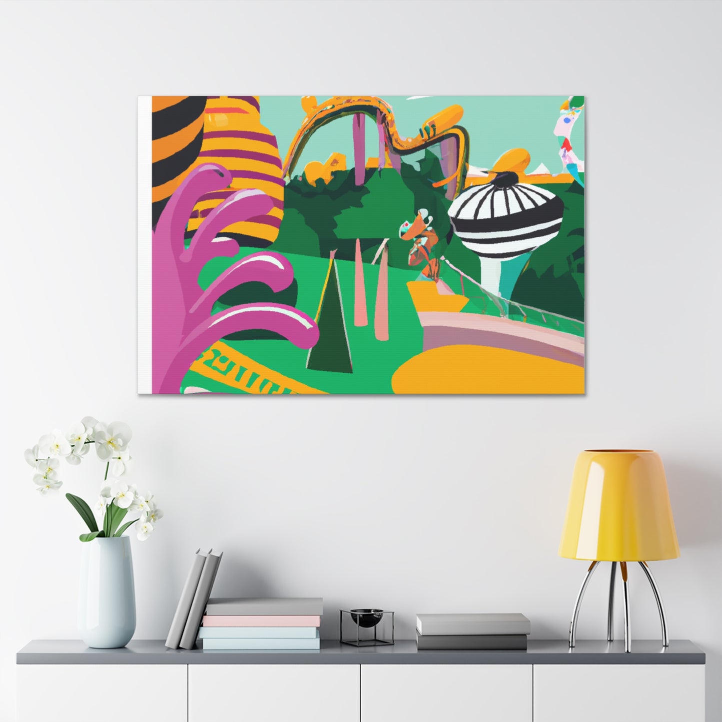 Verdant Valleyscape - Amusement - Canvas