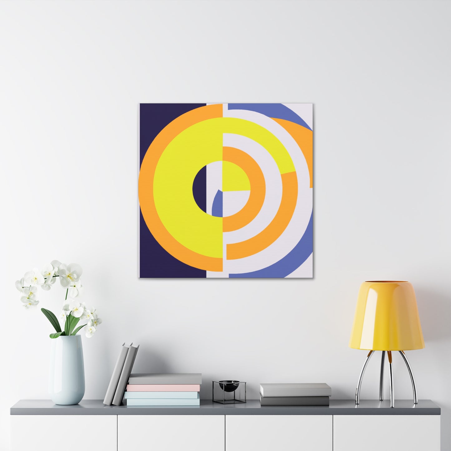 Collision of Color - Midcentury - Canvas