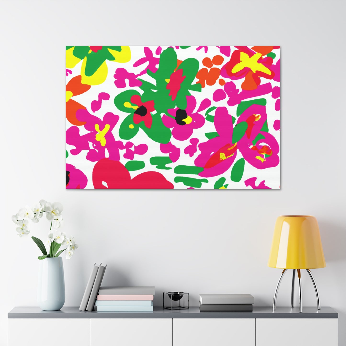 "The Bouquet of Spring's Blooms" - Floral Canvas